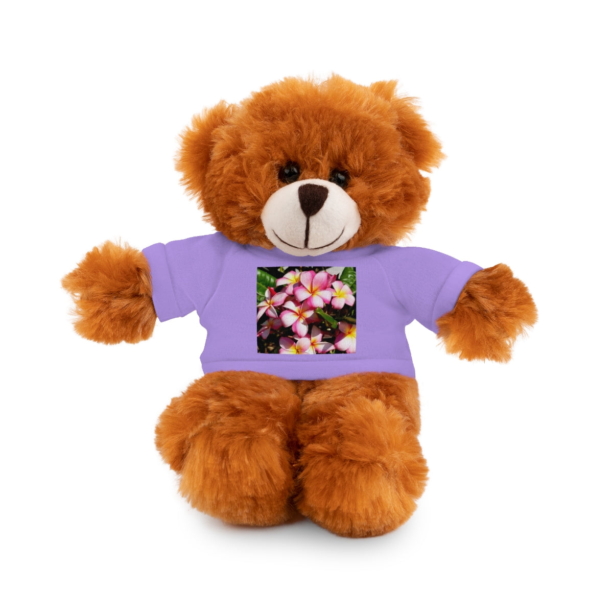 Island Style Striped Plumeria Stuffed Animals with Tee