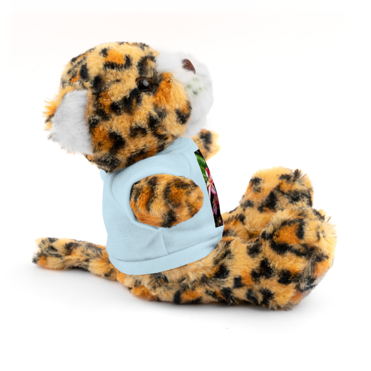 Island Style Striped Plumeria Stuffed Animals with Tee