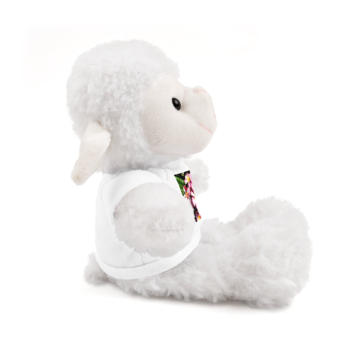 Island Style Striped Plumeria Stuffed Animals with Tee