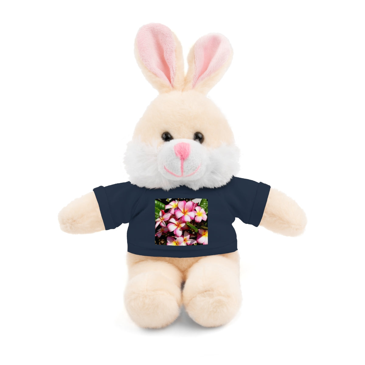 Island Style Striped Plumeria Stuffed Animals with Tee