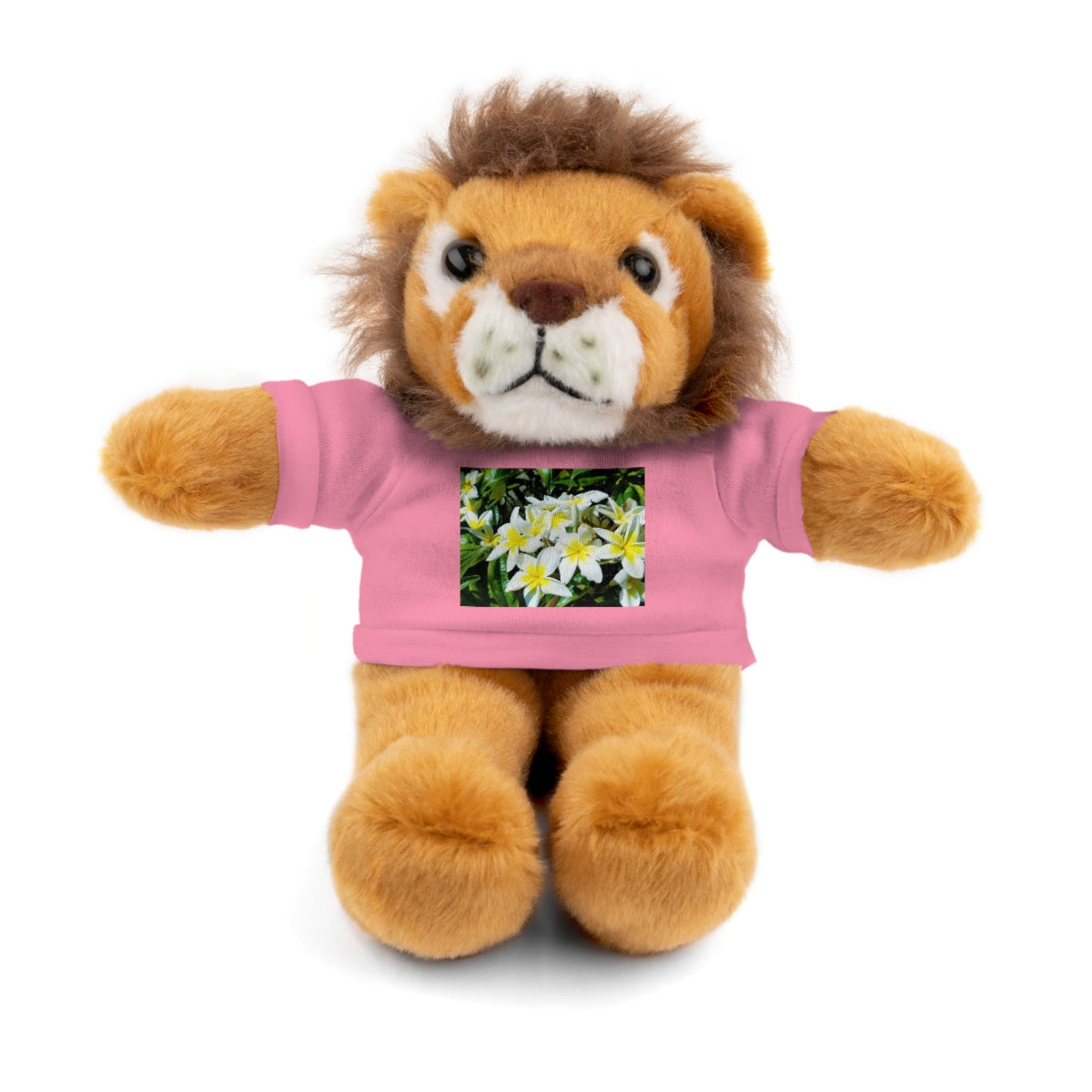 Islander Style Plumeria Stuffed Animals with Tee