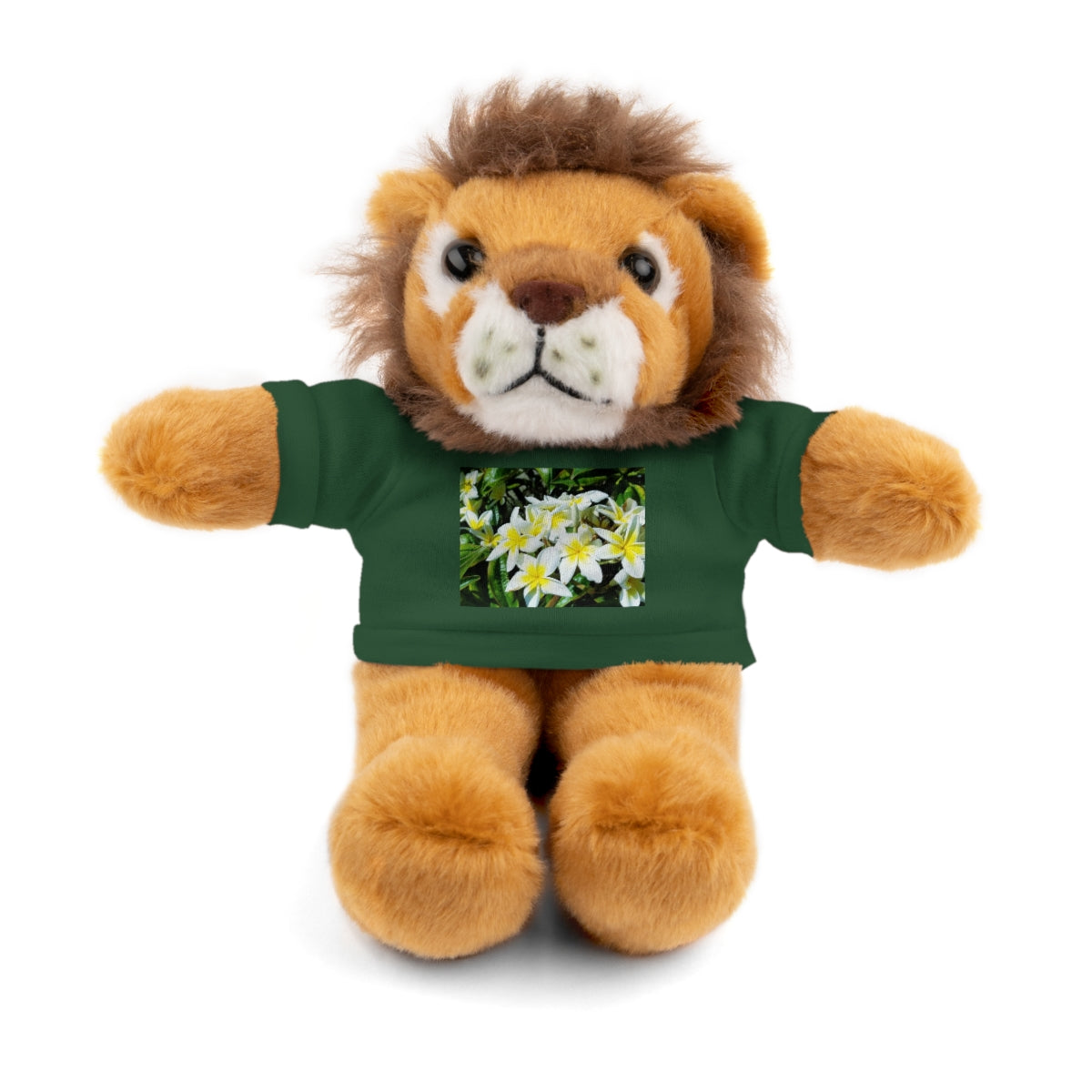Islander Style Plumeria Stuffed Animals with Tee