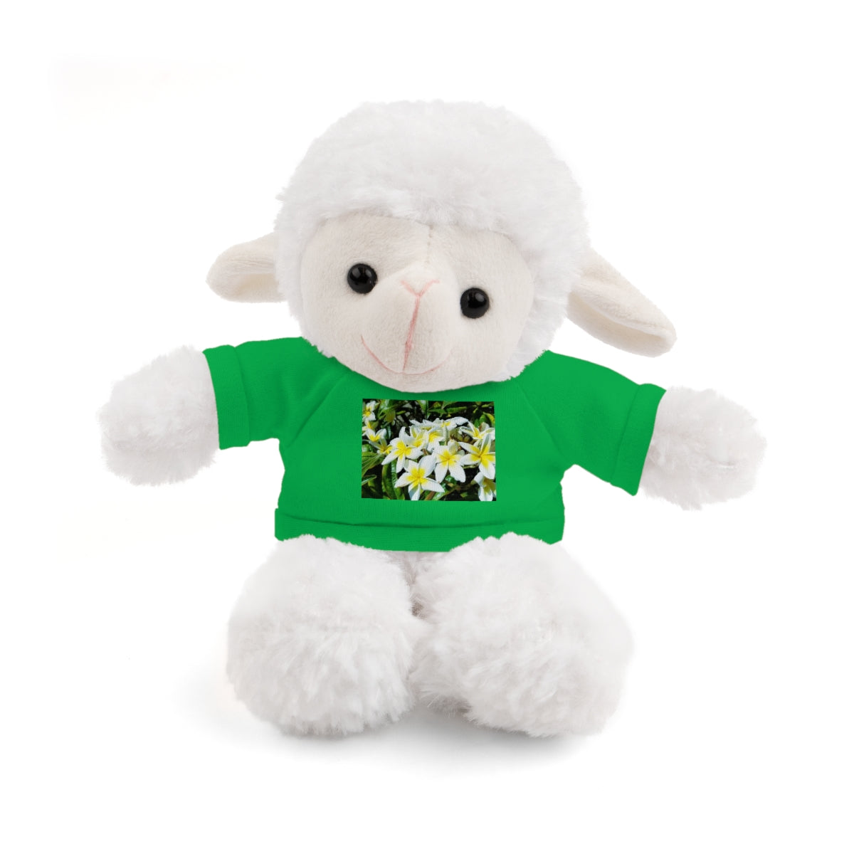 Islander Style Plumeria Stuffed Animals with Tee