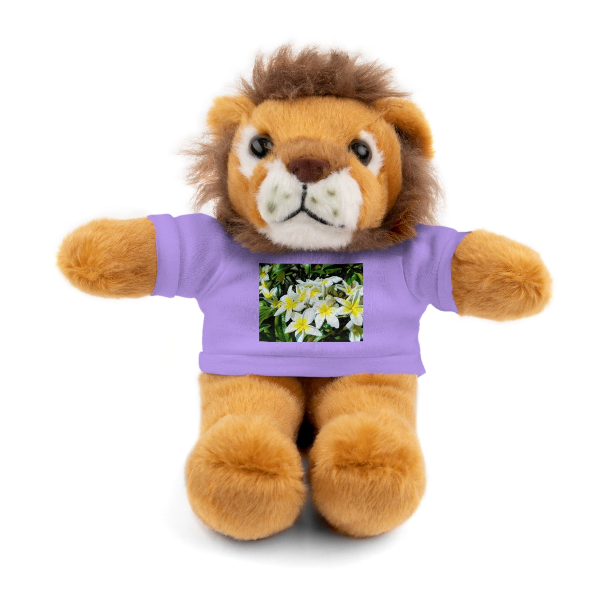 Islander Style Plumeria Stuffed Animals with Tee