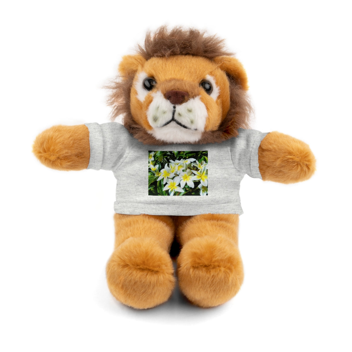 Islander Style Plumeria Stuffed Animals with Tee