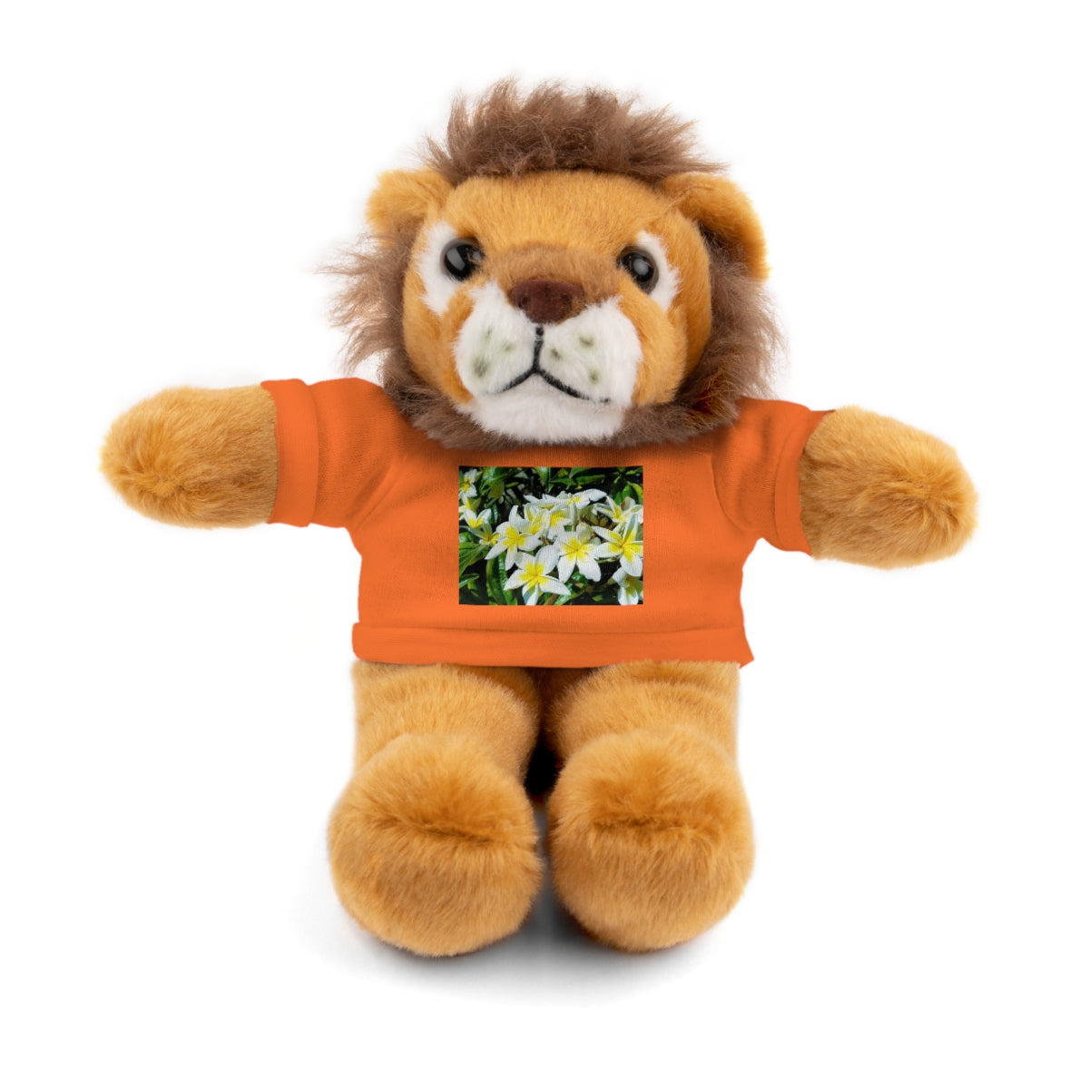 Islander Style Plumeria Stuffed Animals with Tee