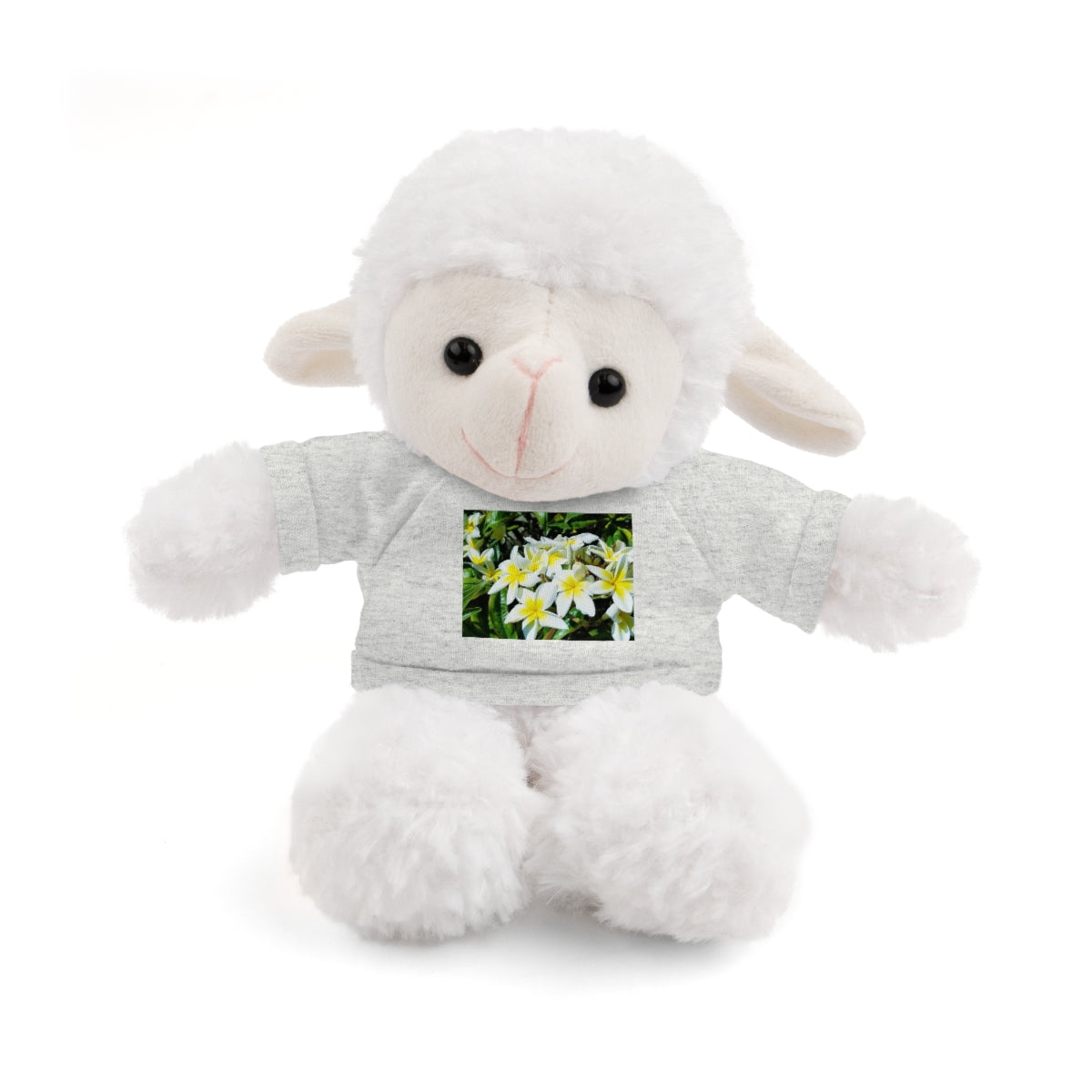 Islander Style Plumeria Stuffed Animals with Tee