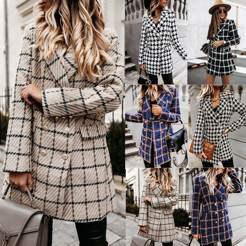 Double Breasted Woolen Coat