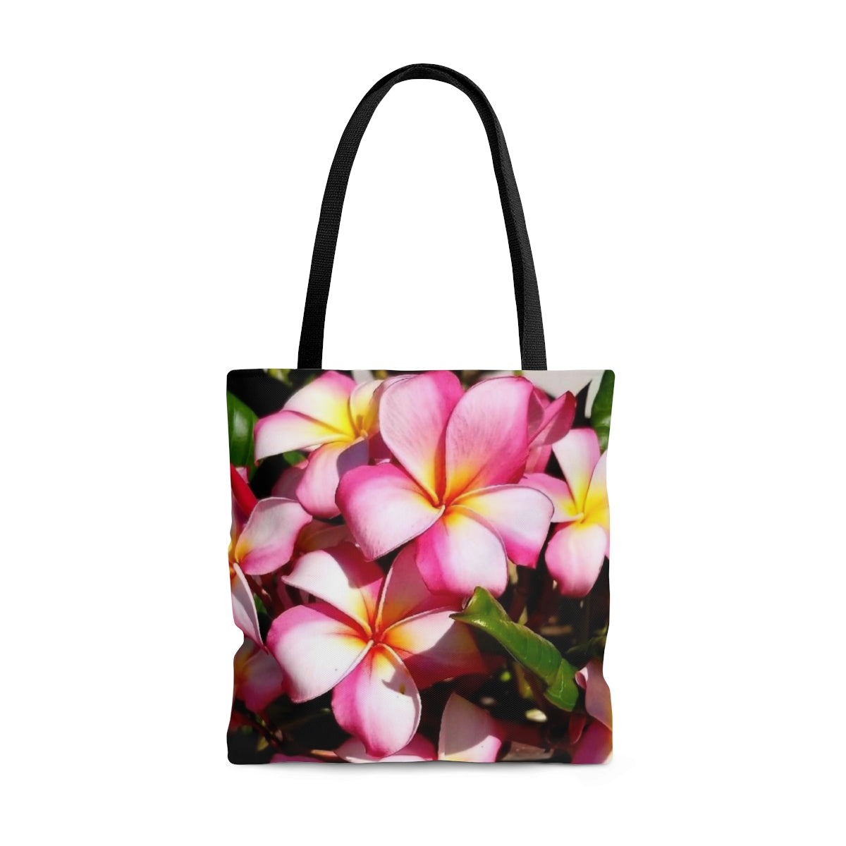 Islander Style Pink Plumeria Tote Bag by Lola