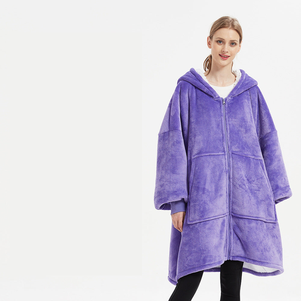 Winter Wearable Blanket. Warm And Cozy Giant Blanket Hoodie