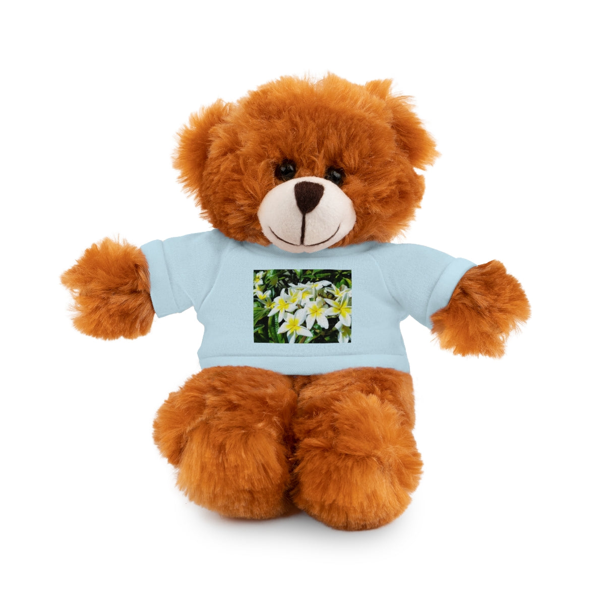 Islander Style Plumeria Stuffed Animals with Tee