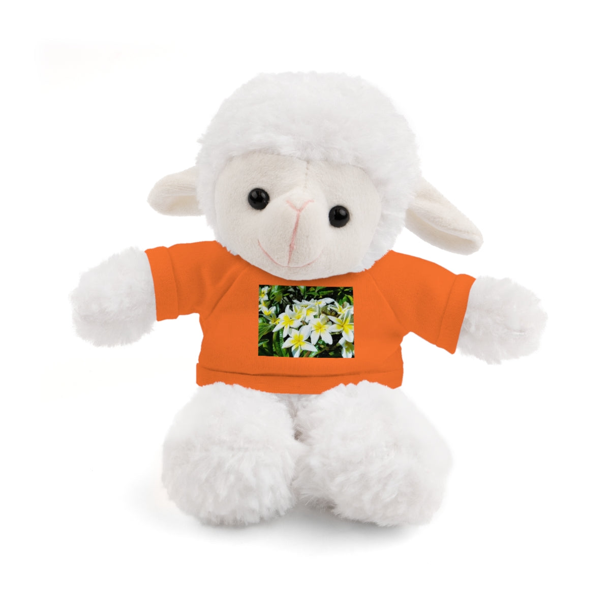 Islander Style Plumeria Stuffed Animals with Tee