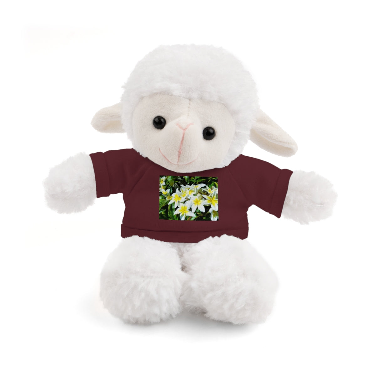 Islander Style Plumeria Stuffed Animals with Tee