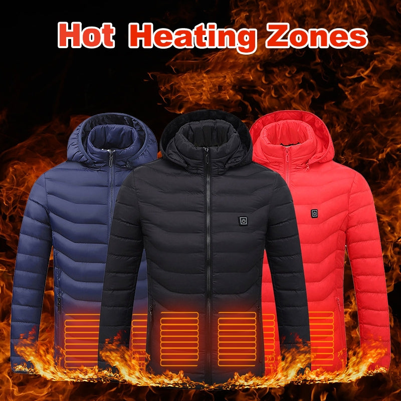 Heated Jacket, USB Electric Jacket, Cotton Filler, Thermal Clothing