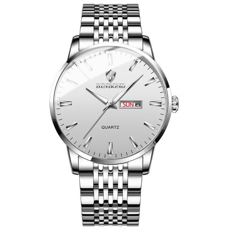 Men's Waterproof Luminous Calendar Quartz Watch