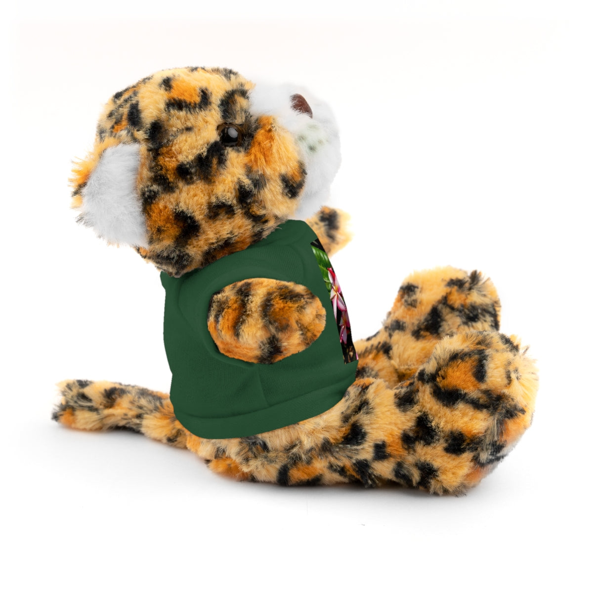 Island Style Striped Plumeria Stuffed Animals with Tee