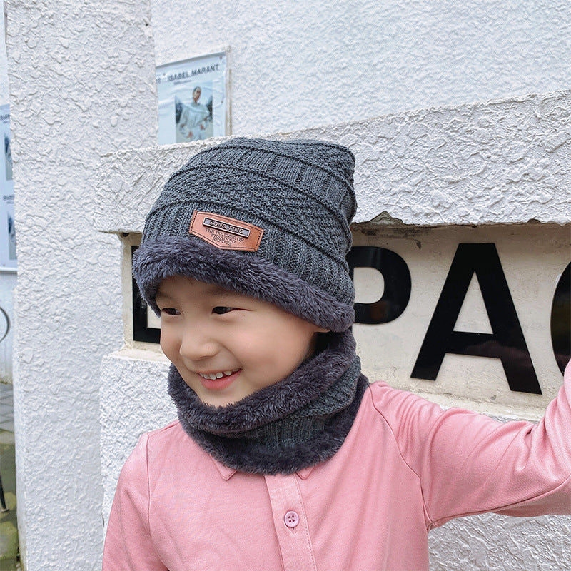 Winter Beanie; Hat/Scarf Set | Warm Knit Hat - Thick Fleece Lined