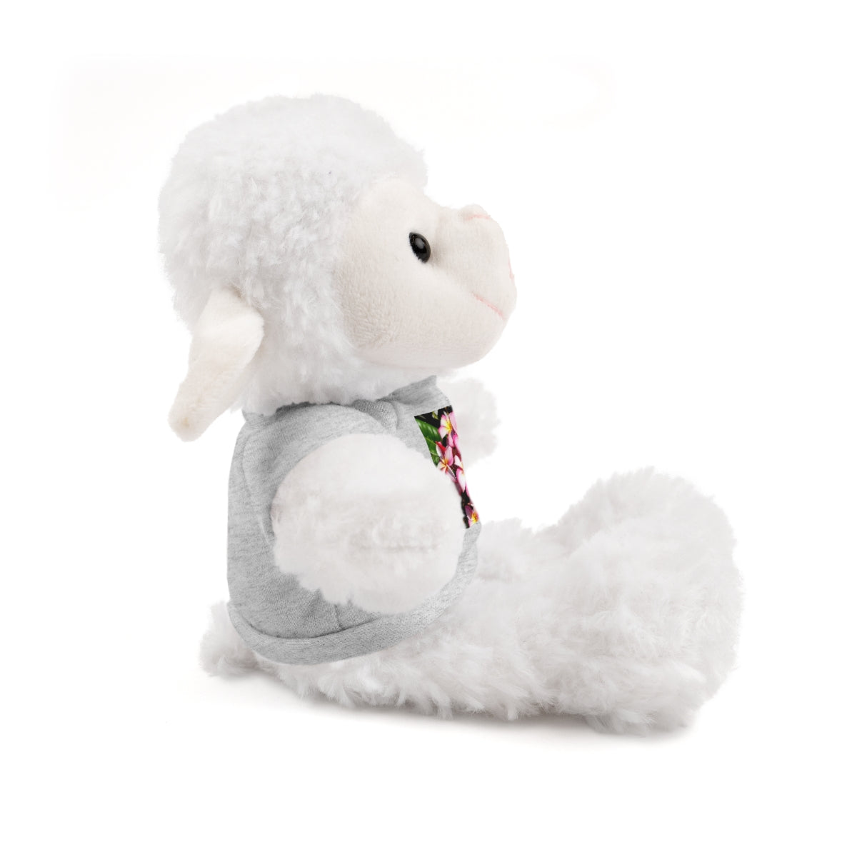 Island Style Striped Plumeria Stuffed Animals with Tee