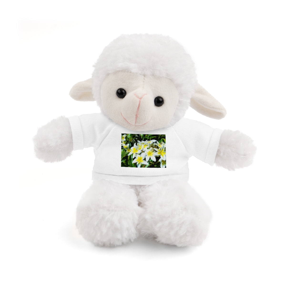 Islander Style Plumeria Stuffed Animals with Tee