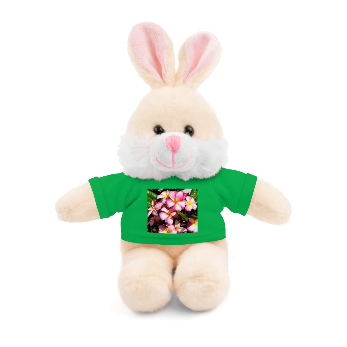 Island Style Striped Plumeria Stuffed Animals with Tee
