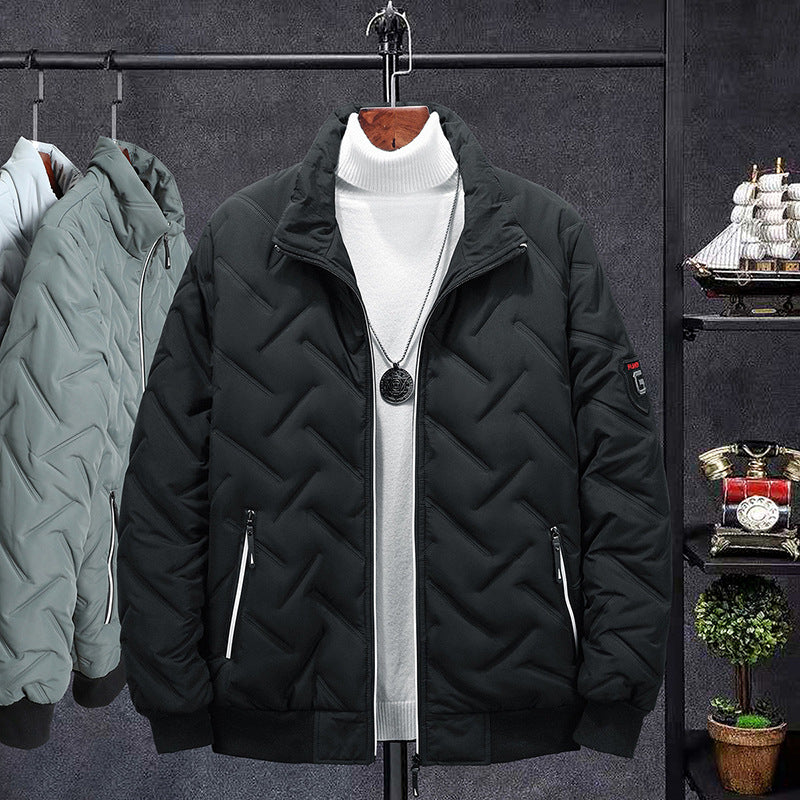 Trendy Style Men's Cotton-padded Coat