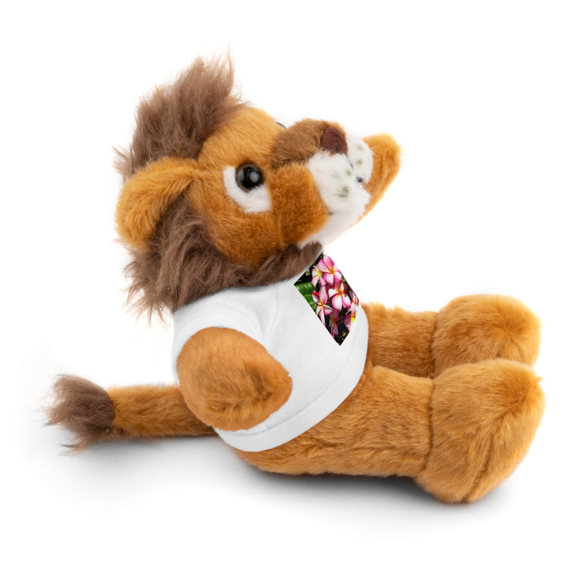 Island Style Striped Plumeria Stuffed Animals with Tee