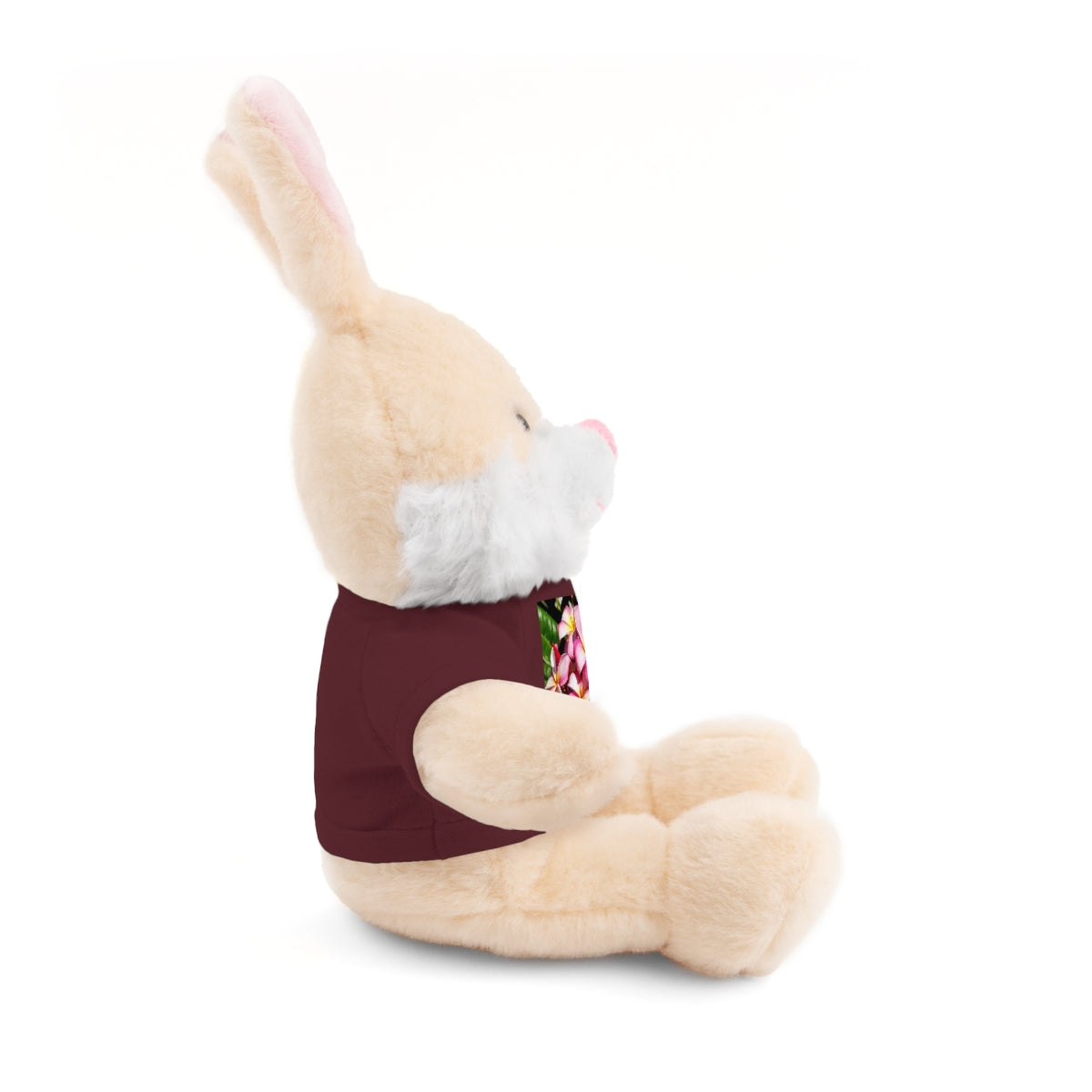 Island Style Striped Plumeria Stuffed Animals with Tee