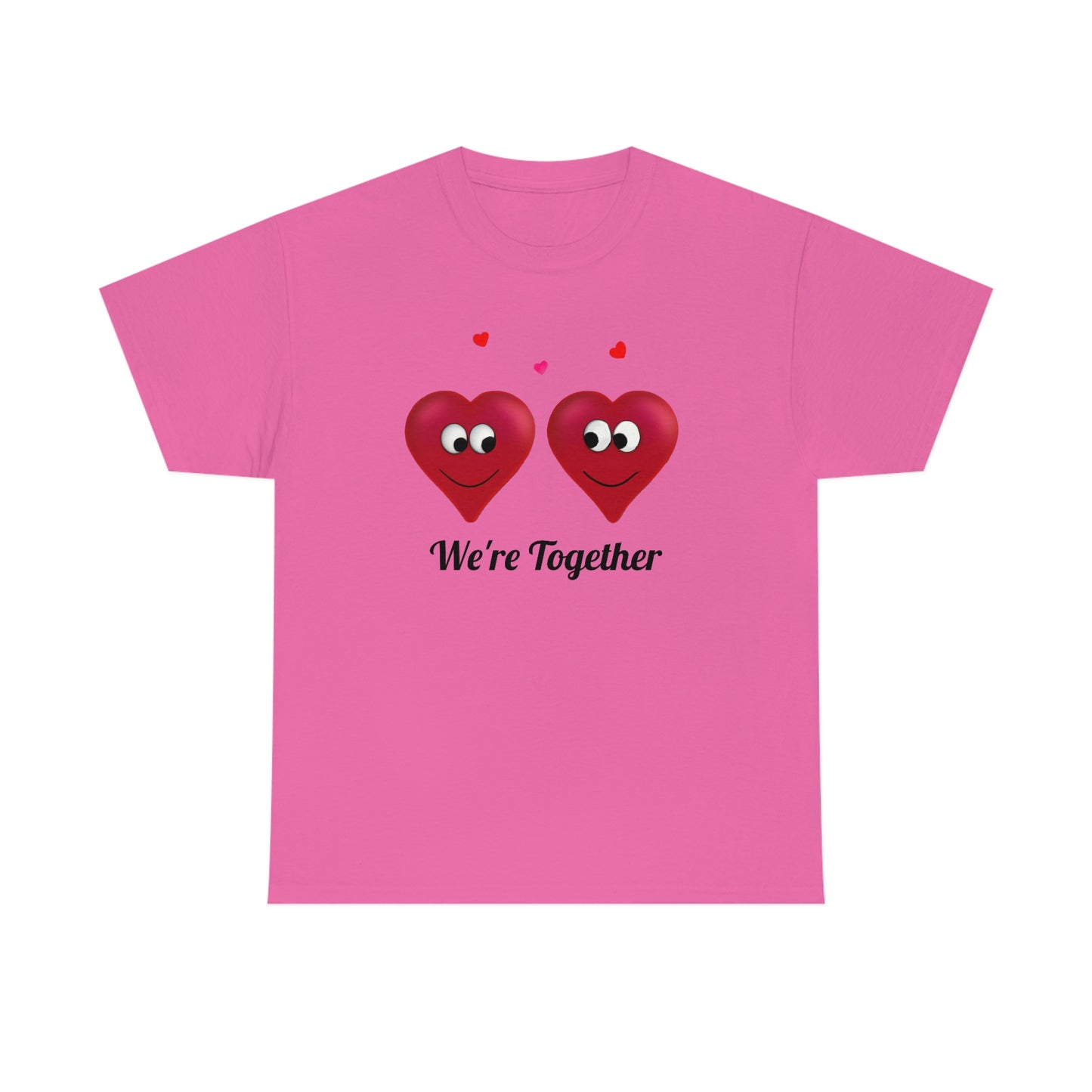 Valentine's "We're Together" Unisex Heavy Cotton Tee