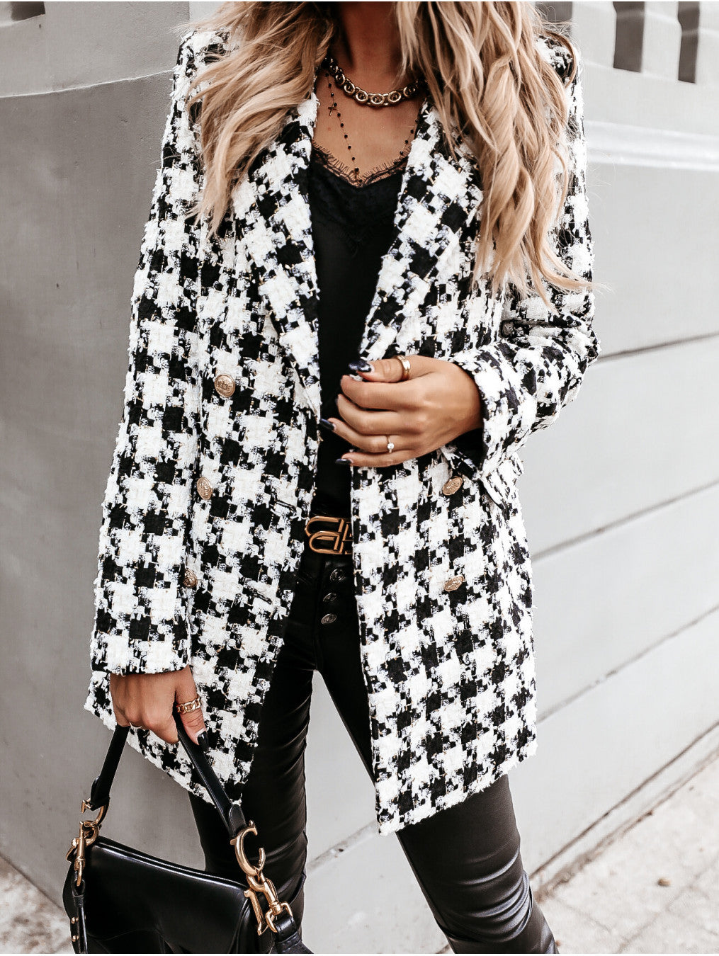 Double Breasted Woolen Coat