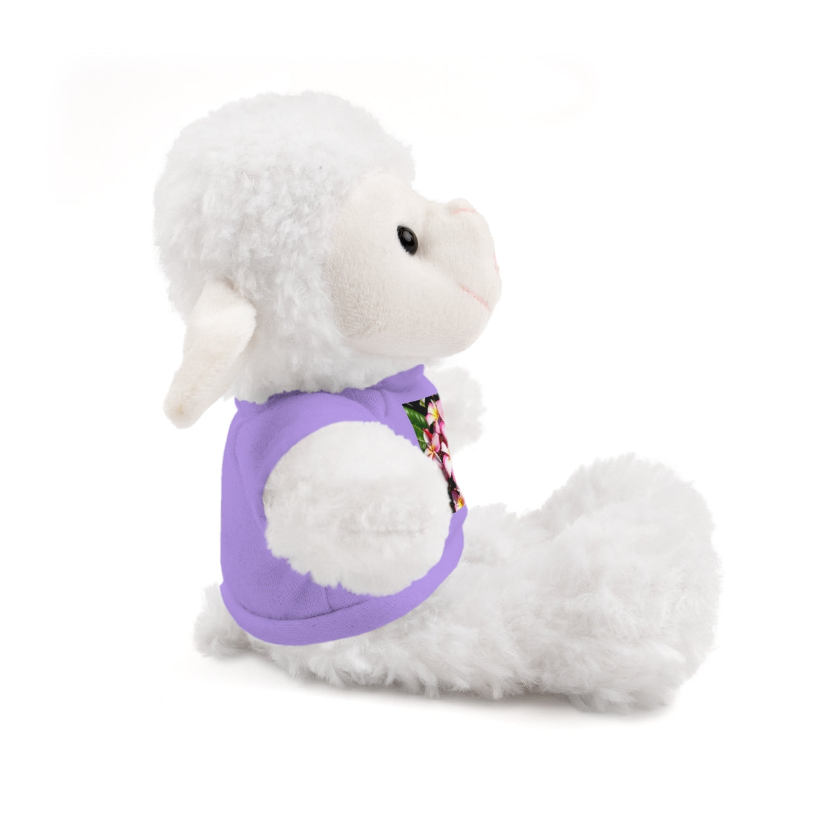 Island Style Striped Plumeria Stuffed Animals with Tee