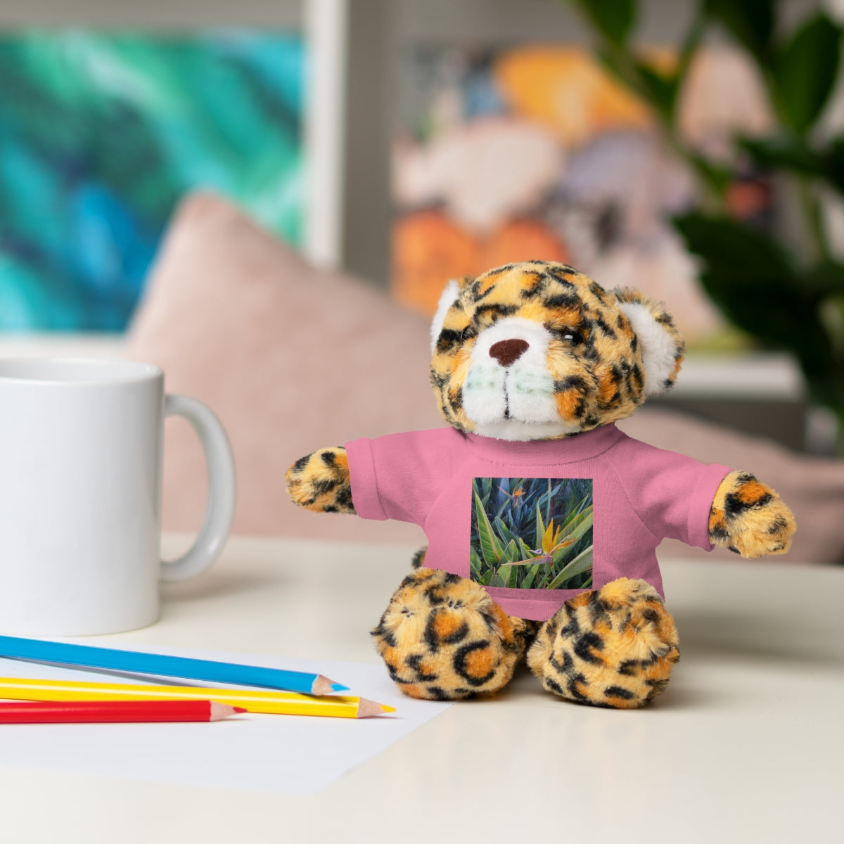 Island Style Bird of Paradise Stuffed Animals with Tee