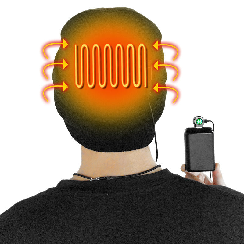 Heated Beanie, USB charging, Electric heating