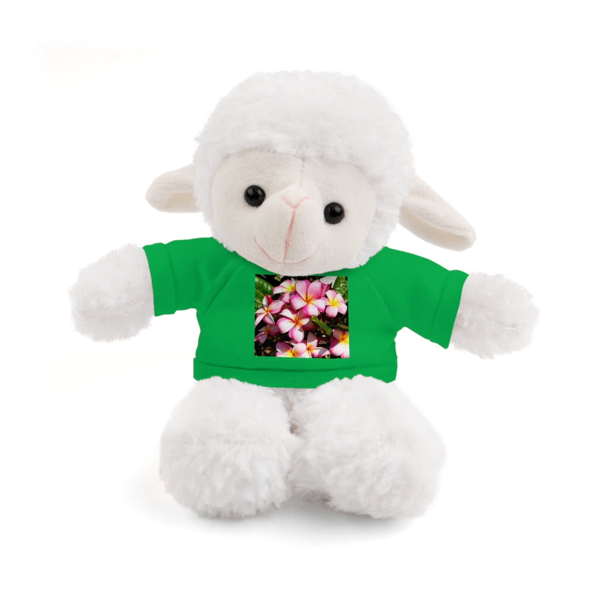 Island Style Striped Plumeria Stuffed Animals with Tee
