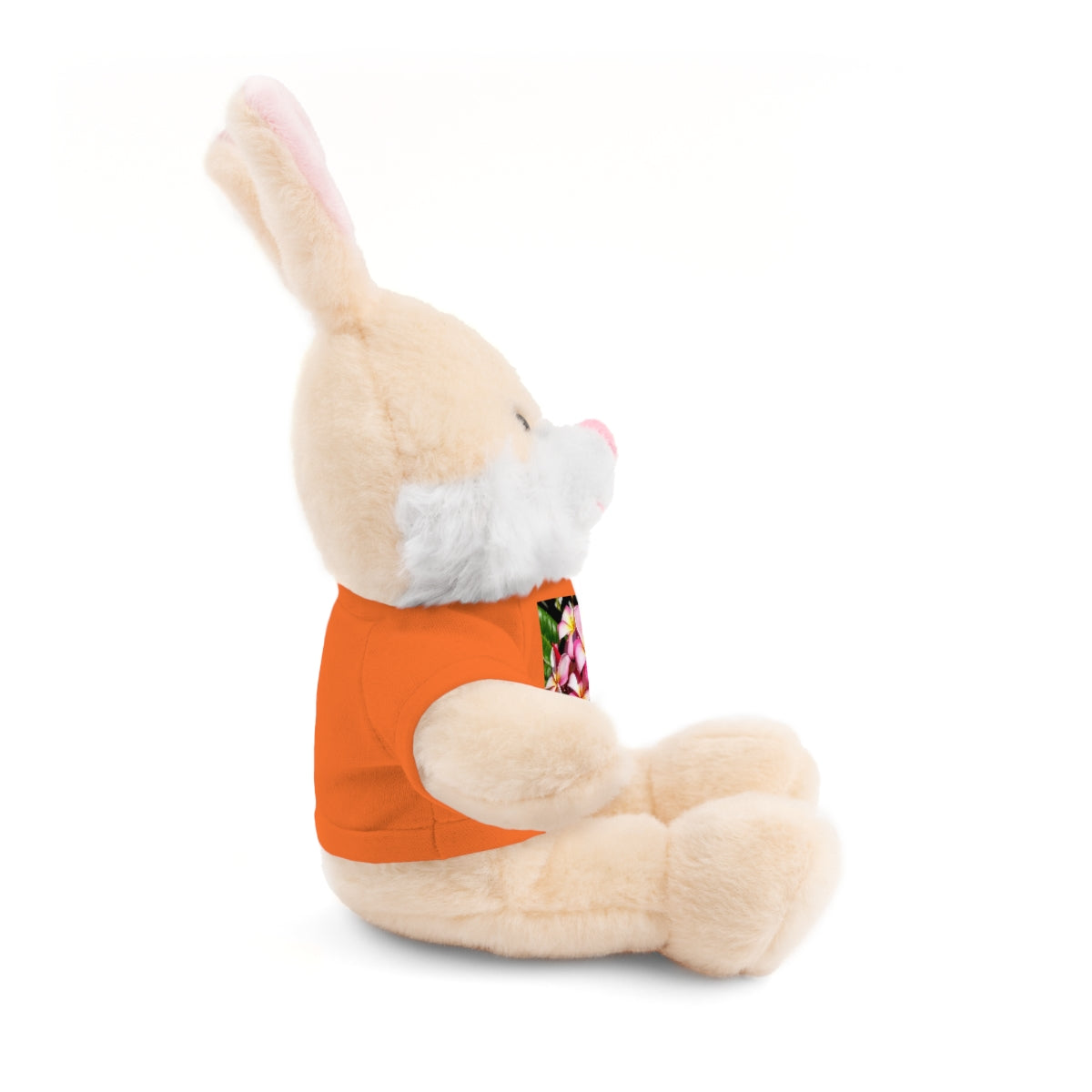 Island Style Striped Plumeria Stuffed Animals with Tee