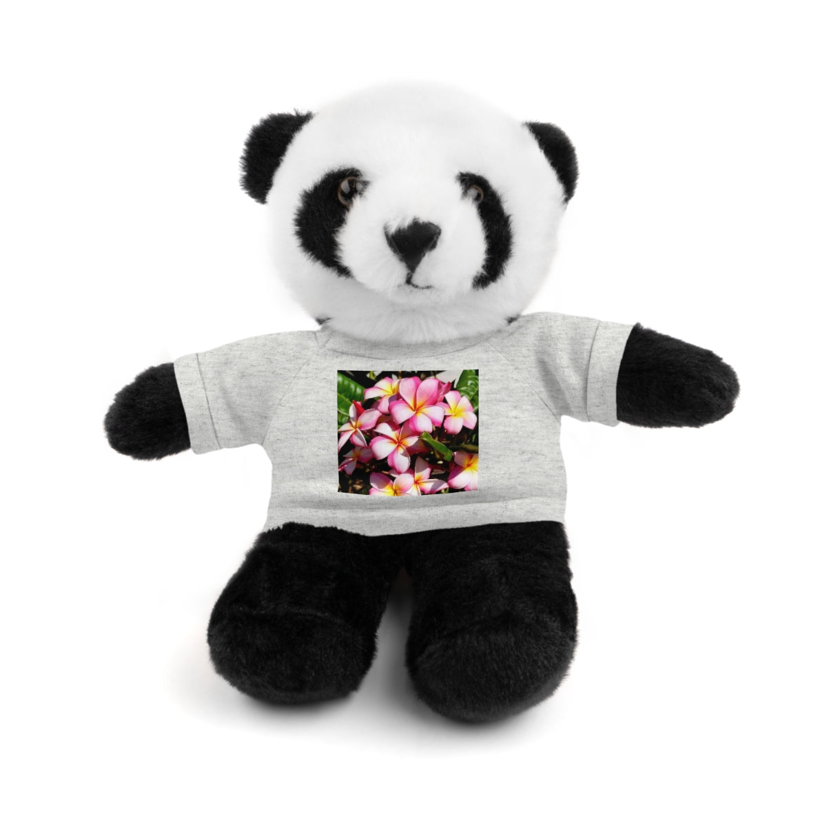 Island Style Striped Plumeria Stuffed Animals with Tee