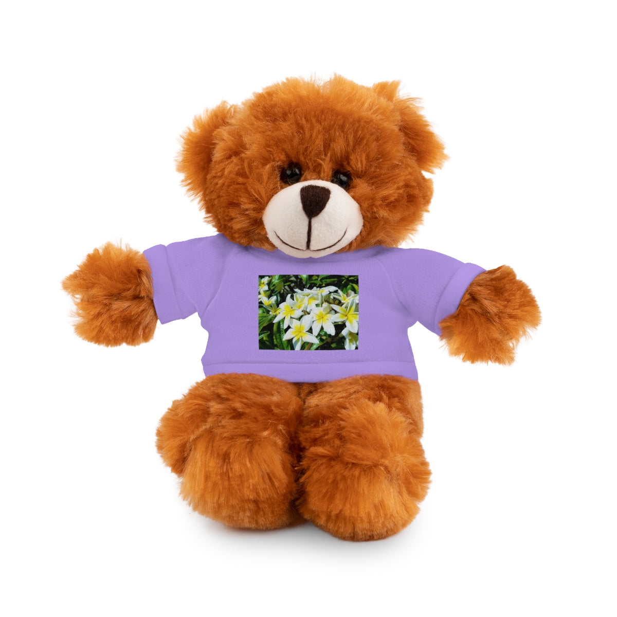 Islander Style Plumeria Stuffed Animals with Tee