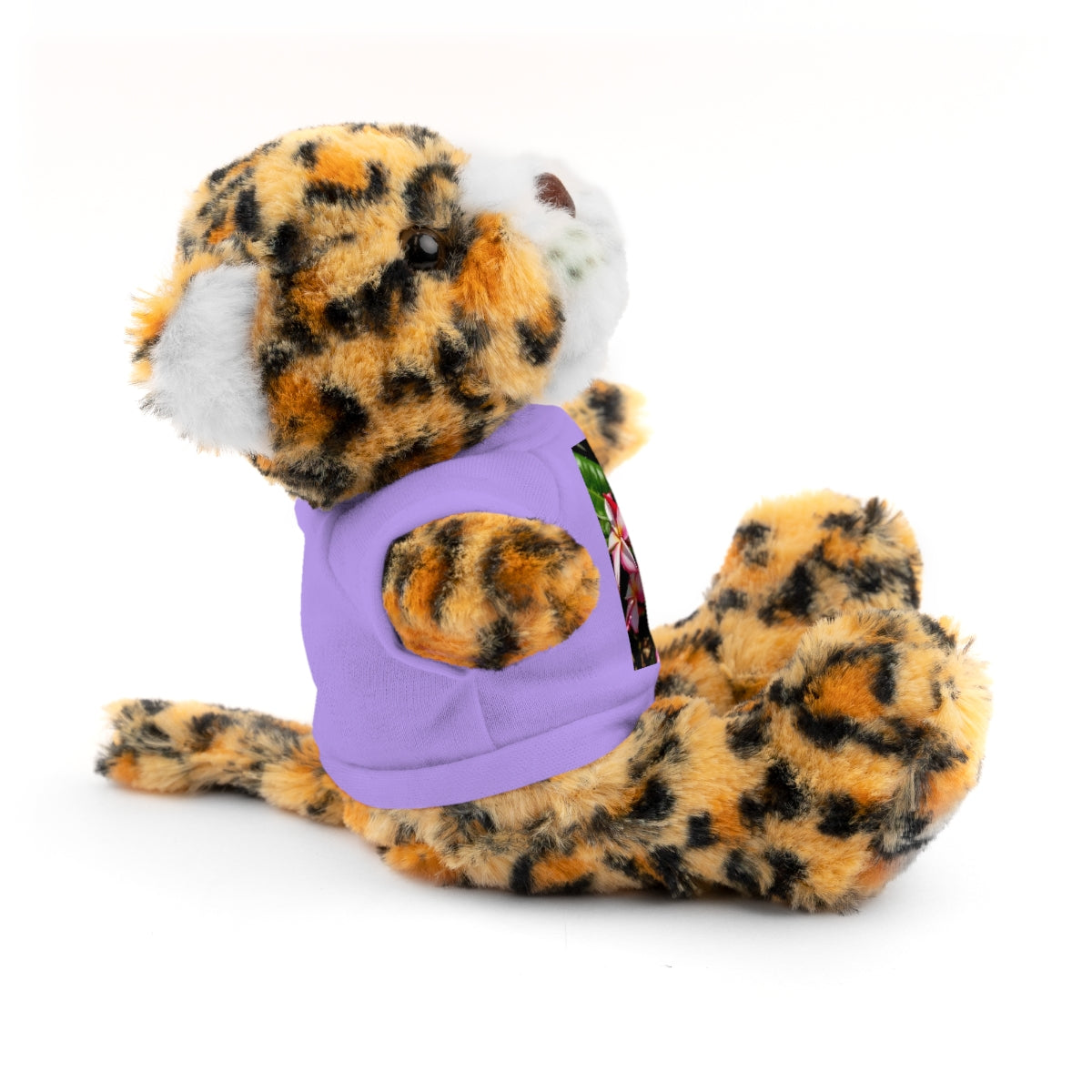 Island Style Striped Plumeria Stuffed Animals with Tee