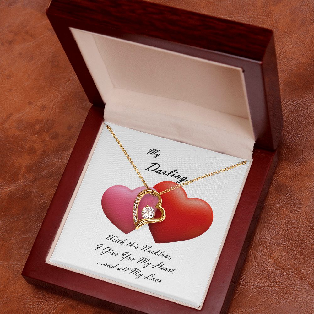 Elegant "Forever Love" Pendant Necklace