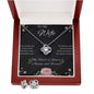 Wife - Love Knot Earring and Necklace Set