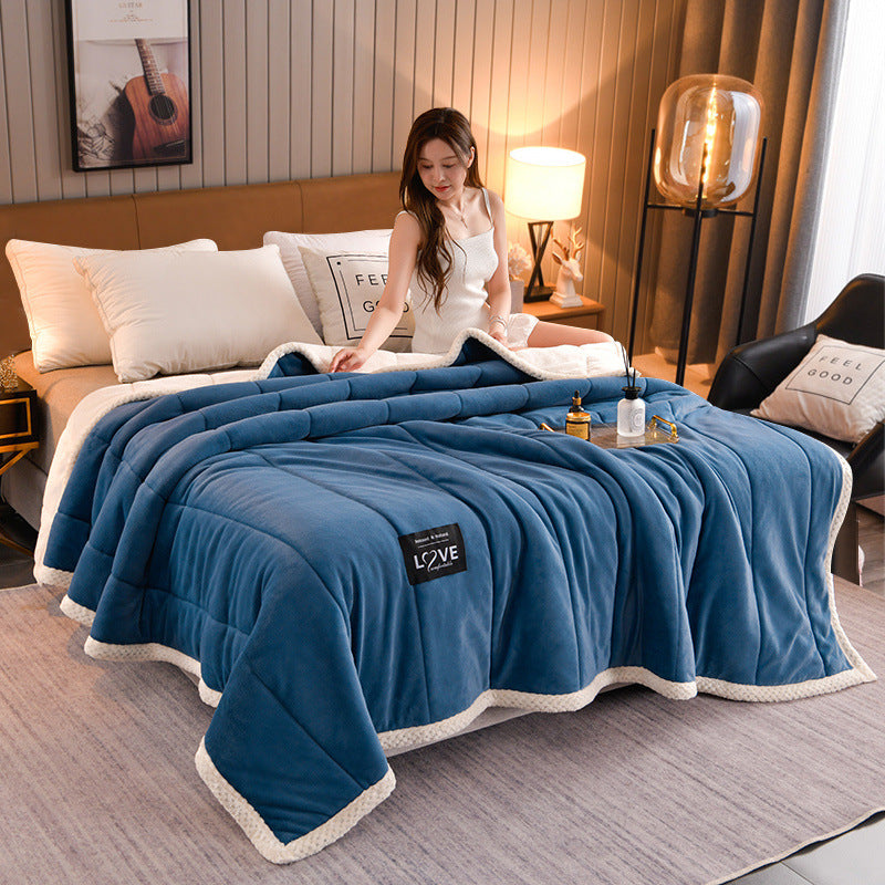 Thick Warm Winter Bed Blankets | Blanket Bedspread
