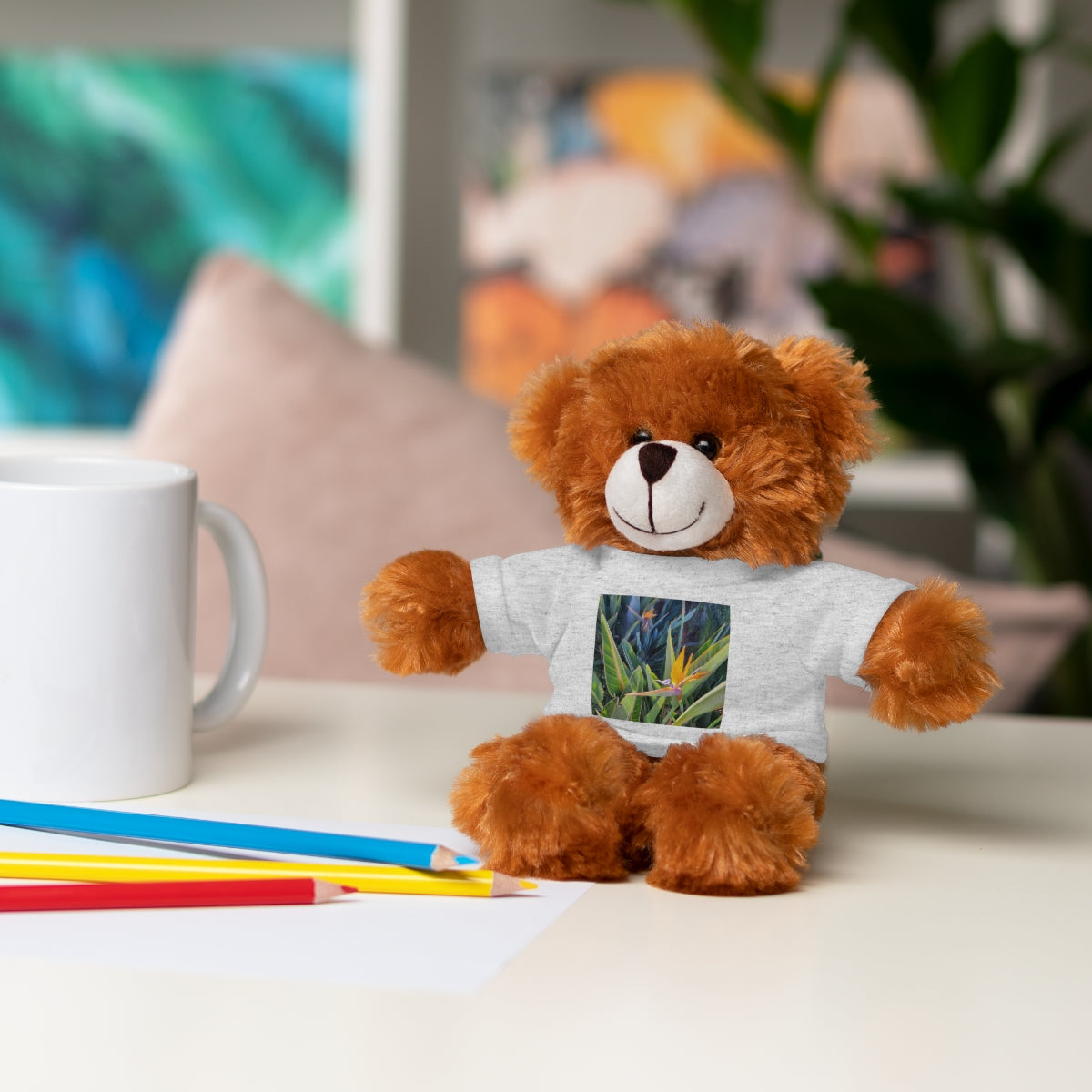 Island Style Bird of Paradise Stuffed Animals with Tee