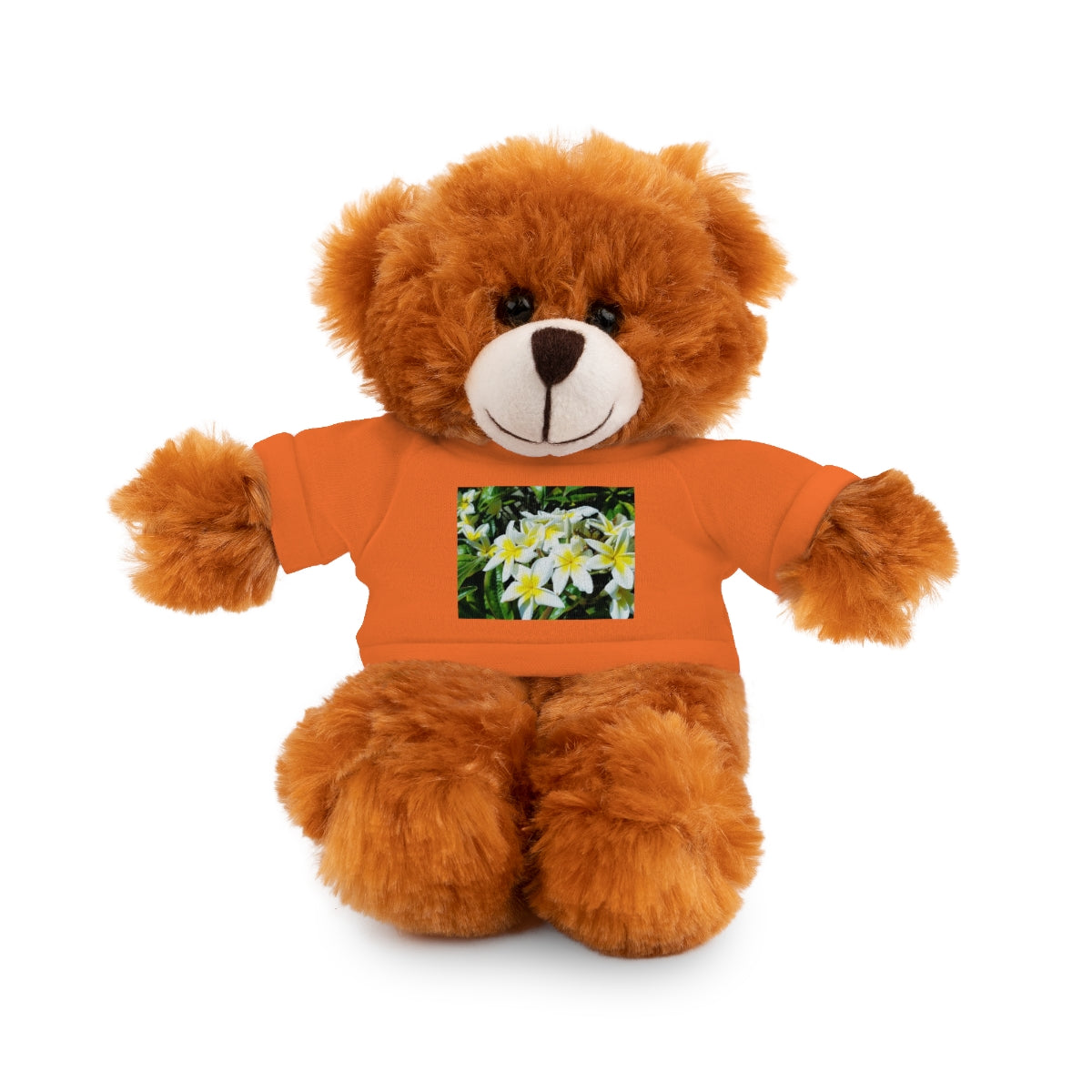 Islander Style Plumeria Stuffed Animals with Tee