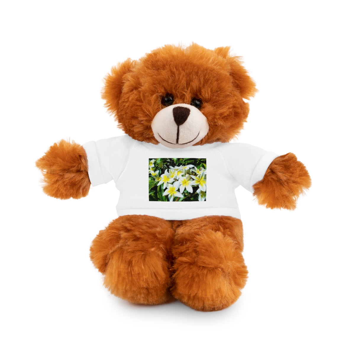 Islander Style Plumeria Stuffed Animals with Tee
