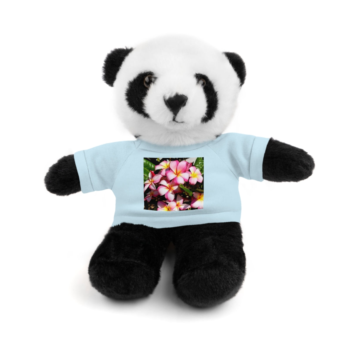 Island Style Striped Plumeria Stuffed Animals with Tee