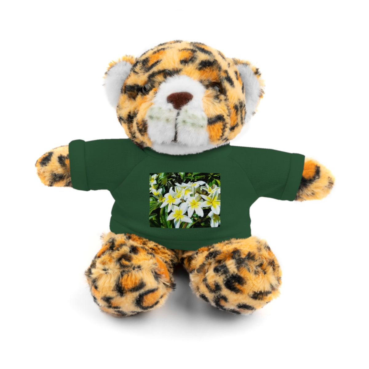 Islander Style Plumeria Stuffed Animals with Tee