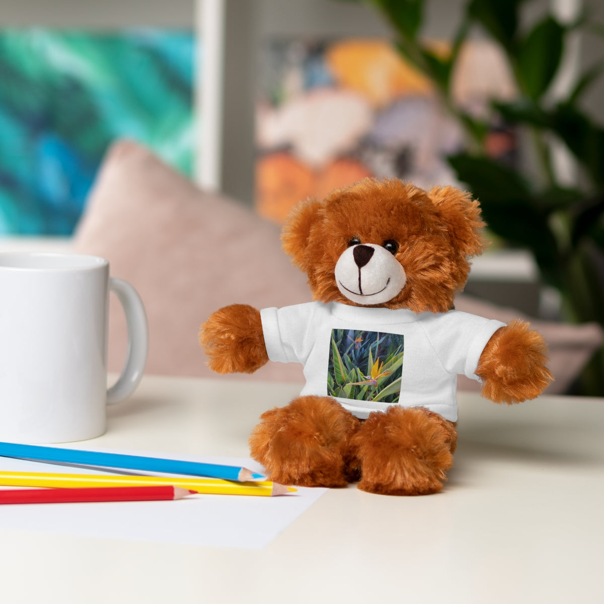 Island Style Bird of Paradise Stuffed Animals with Tee