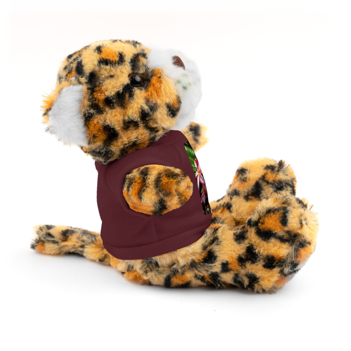 Island Style Striped Plumeria Stuffed Animals with Tee