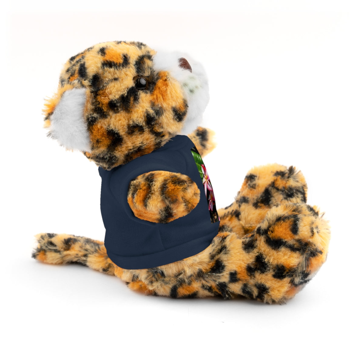 Island Style Striped Plumeria Stuffed Animals with Tee