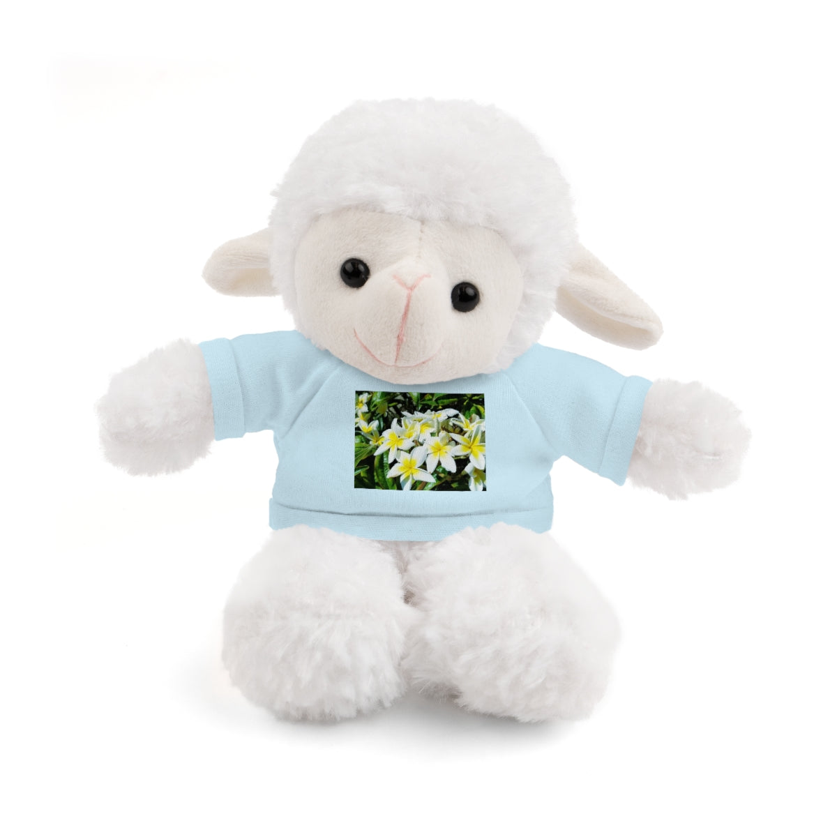 Islander Style Plumeria Stuffed Animals with Tee