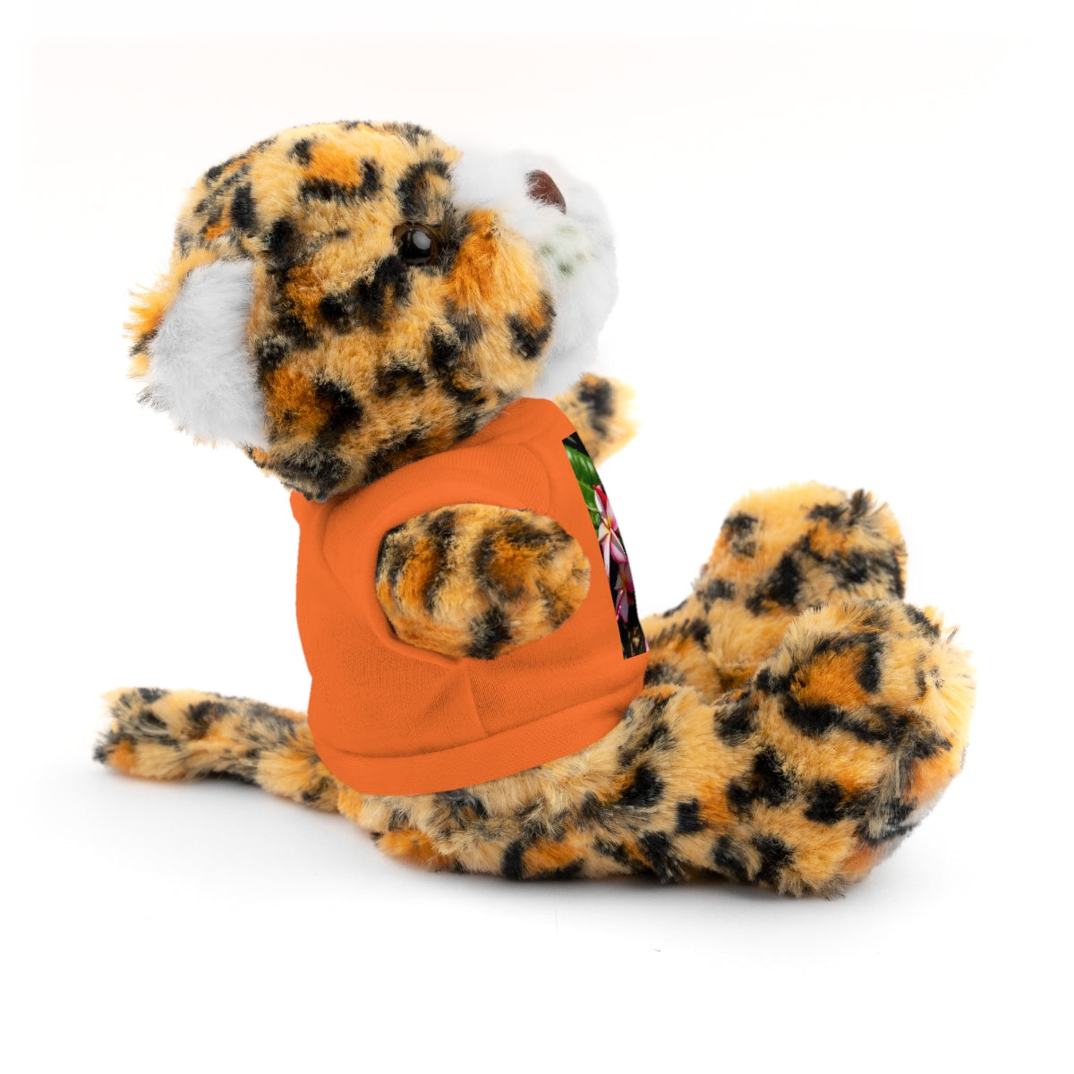 Island Style Striped Plumeria Stuffed Animals with Tee